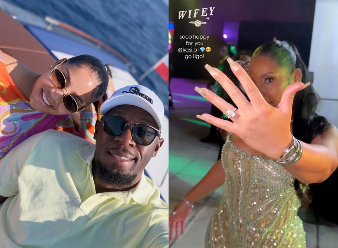 Olympic Legend Usain Bolt Announces Engagement to Kasi Bennett After 13 Years Together | Wikibash